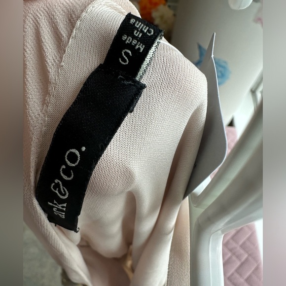 Sequin Skirt Dress With flowy Chiffon Champagne Top open back - Picture 4 of 4